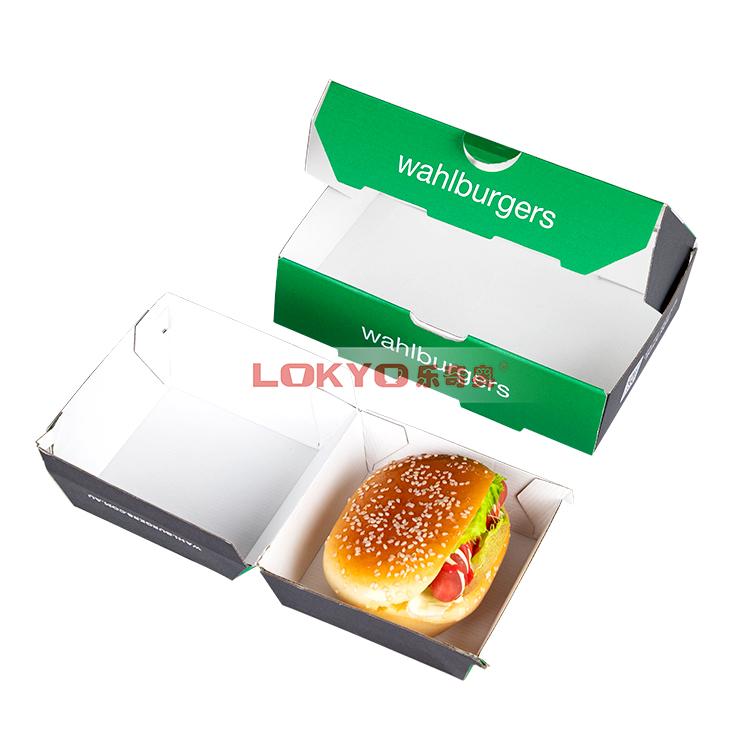 Take away paper snack boxes